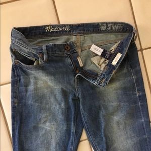 Madewell Blue Straight Leg Jeans